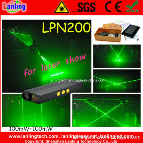 200MW Green Portable Rechargeable Laserpen for Laserman Show